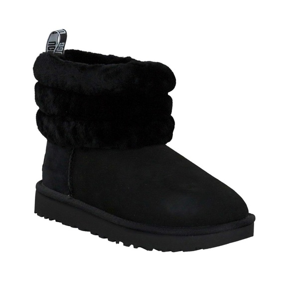 UGG Fluff Mini Quilted Bootie Sz 38 EU, US 7.5 - Picture 1 of 12
